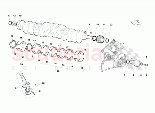 Part Diagram for Lamborghini 0R1470108