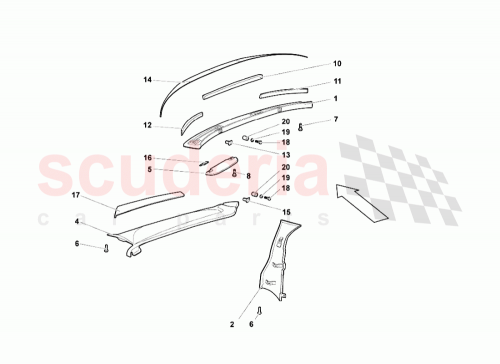 Part Diagram for Lamborghini WHT003111