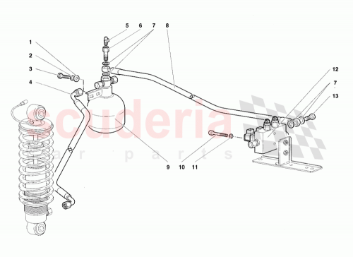 Part Diagram for Lamborghini 005133245