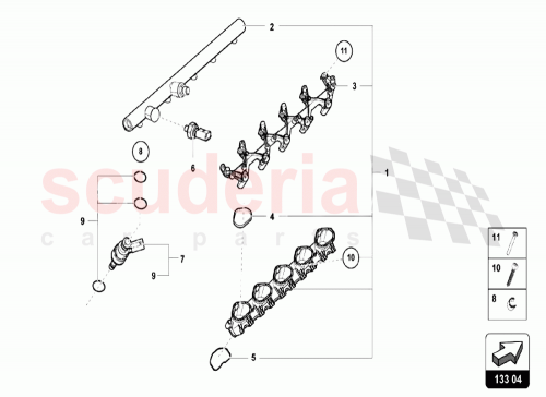 Part Diagram for Lamborghini 07L906036M