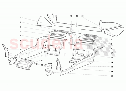 Part Diagram for Lamborghini 009458330