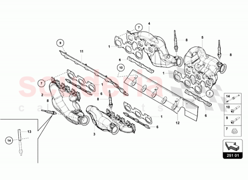 Part Diagram for Lamborghini 07M906262A