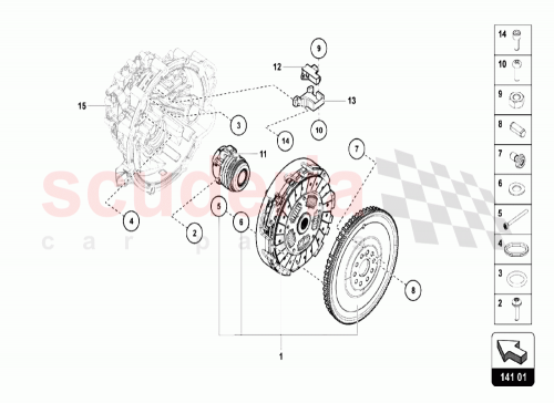 Part Diagram for Lamborghini 0CE311594A