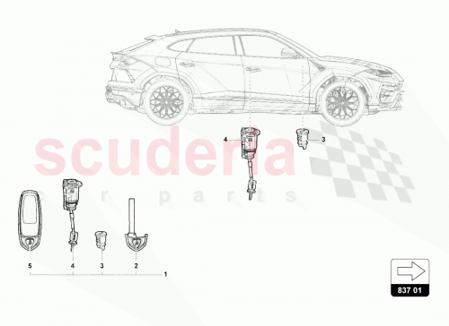 Part Diagram for Lamborghini 4ML898374CAIF