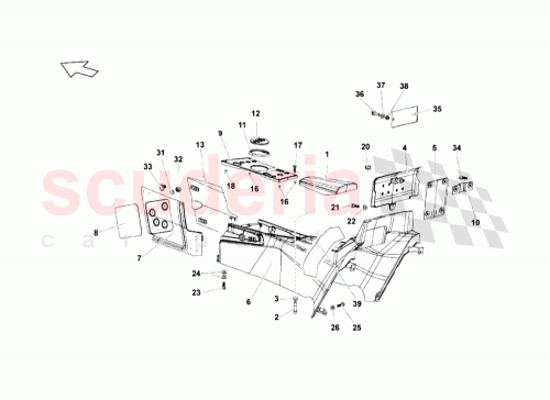 Part Diagram for Lamborghini N90166803