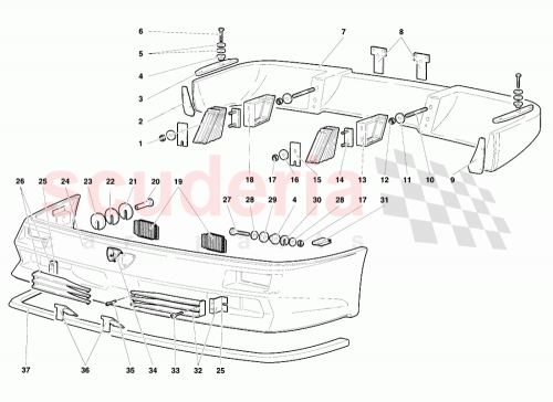 Part Diagram for Lamborghini 009430153
