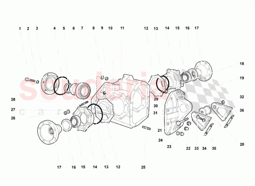 Part Diagram for Lamborghini 0B9501660