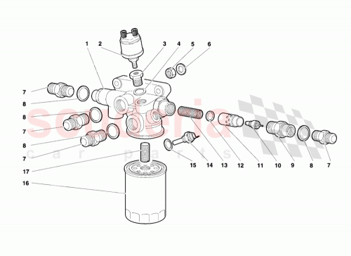 Part Diagram for Lamborghini 001530196