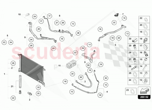Part Diagram for Lamborghini 4M0816738M