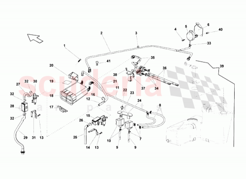 Part Diagram for Lamborghini 408131179
