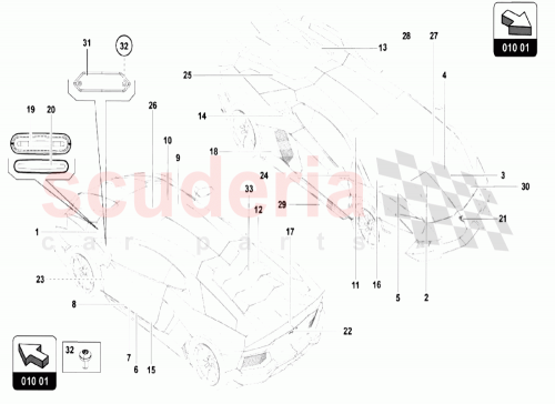 Part Diagram for Lamborghini 470010552B