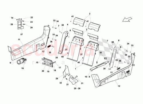 Part Diagram for Lamborghini WHT003114