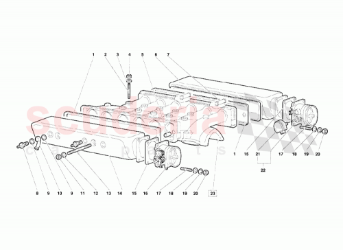 Part Diagram for Lamborghini 001329745