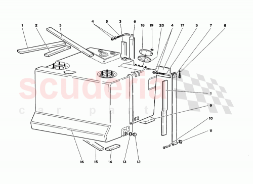 Part Diagram for Lamborghini 006237368