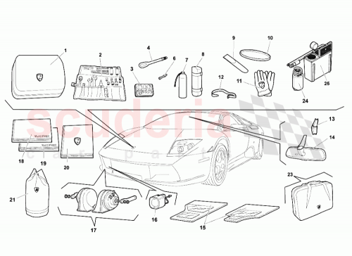 Part Diagram for Lamborghini 417012003D