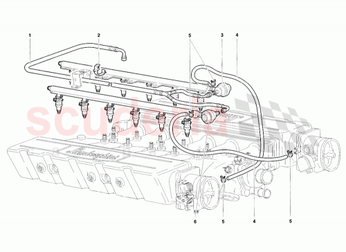 Part Diagram for Lamborghini 006134202