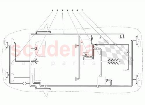 Part Diagram for Lamborghini 006132501