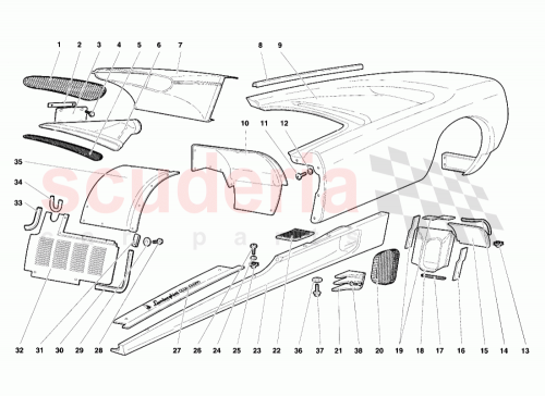 Part Diagram for Lamborghini 009410003