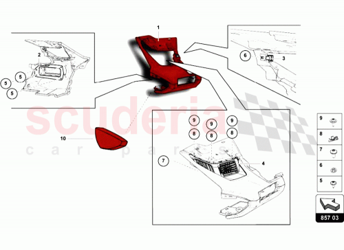 Part Diagram for Lamborghini 470857565