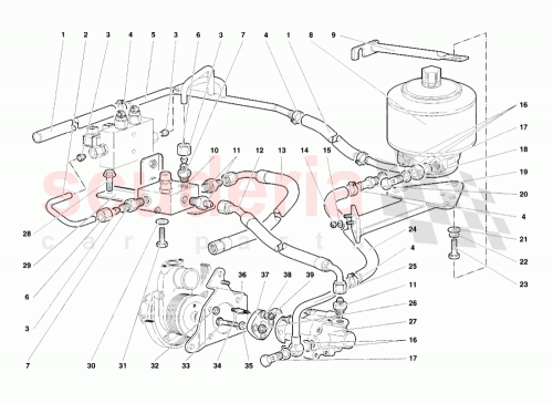 Part Diagram for Lamborghini 004036488