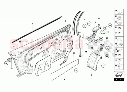 Part Diagram for Lamborghini N91174401