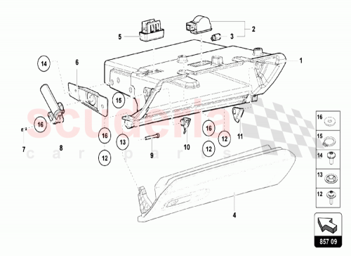 Part Diagram for Lamborghini 472858693A