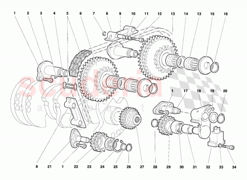 Part Diagram for Lamborghini 001224981