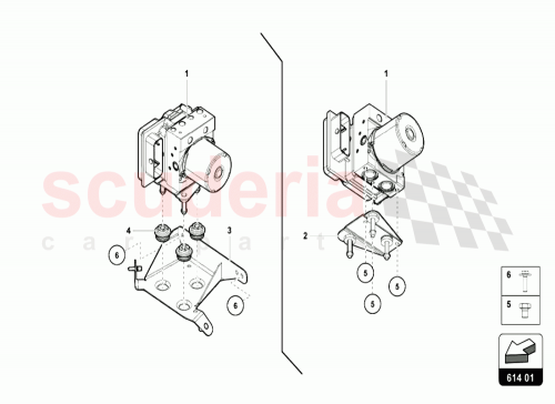 Part Diagram for Lamborghini 470614517B