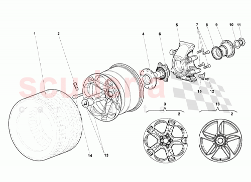Part Diagram for Lamborghini 470601147B