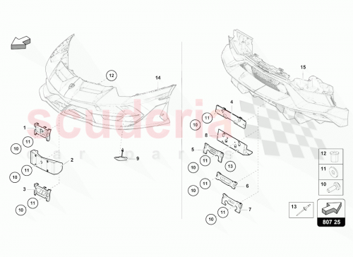Part Diagram for Lamborghini 470827120G