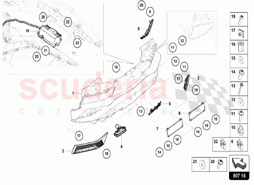 Part Diagram for Lamborghini 470807118B