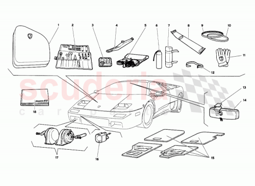 Part Diagram for Lamborghini 0048007789