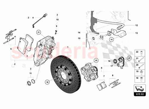 Part Diagram for Lamborghini 470698451A