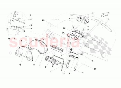 Part Diagram for Lamborghini 403857251A
