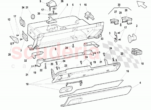 Part Diagram for Lamborghini 402858413K
