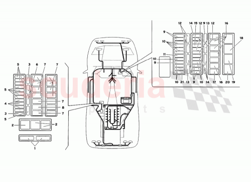Part Diagram for Lamborghini 001638097