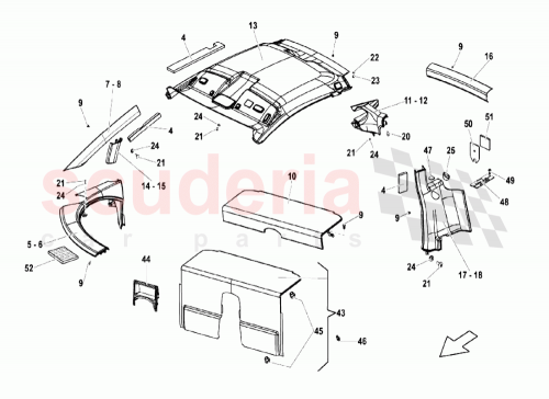 Part Diagram for Lamborghini 403201119
