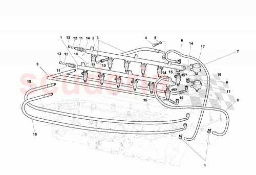 Part Diagram for Lamborghini 410201219A