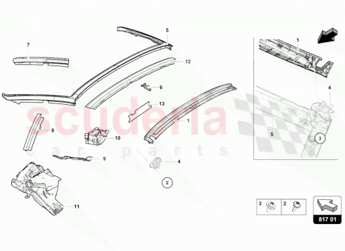 Part Diagram for Lamborghini 4T0810341B