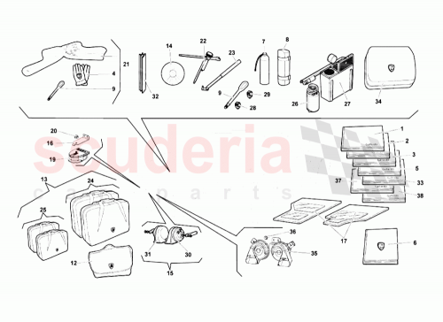 Part Diagram for Lamborghini 400012006B