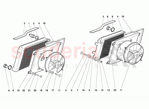 Part Diagram for Lamborghini 001731549