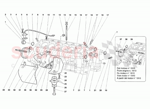 Part Diagram for Lamborghini 008851304
