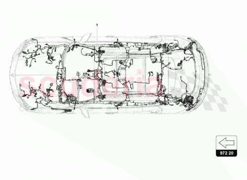Part Diagram for Lamborghini 4ML974088