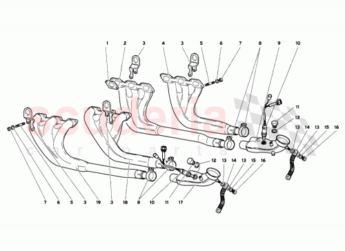 Part Diagram for Lamborghini 0044007623