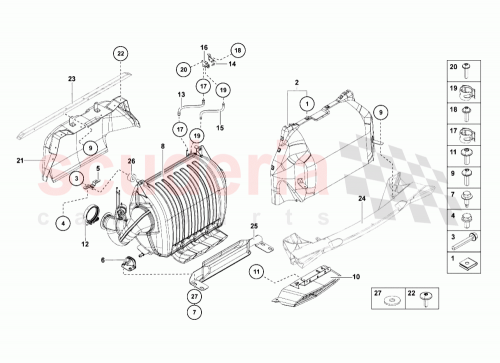 Part Diagram for Lamborghini 470253697B