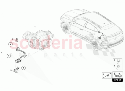 Part Diagram for Lamborghini 4M0971845BM