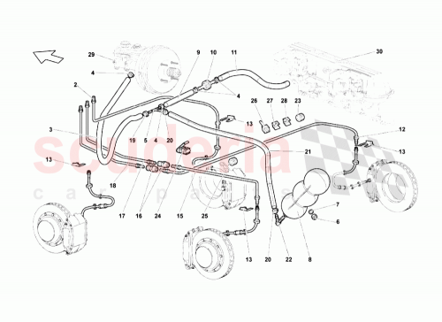 Part Diagram for Lamborghini 400611809