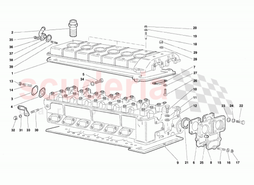 Part Diagram for Lamborghini 001132648