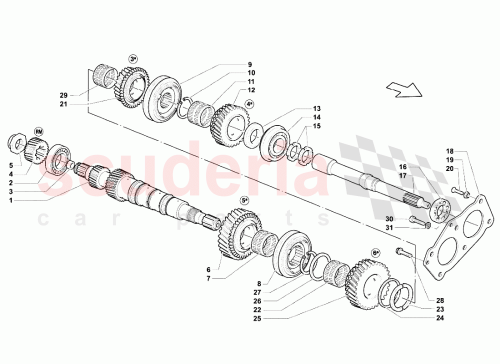 Part Diagram for Lamborghini 086311241D