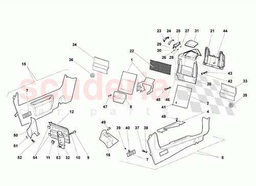 Part Diagram for Lamborghini 417711461B